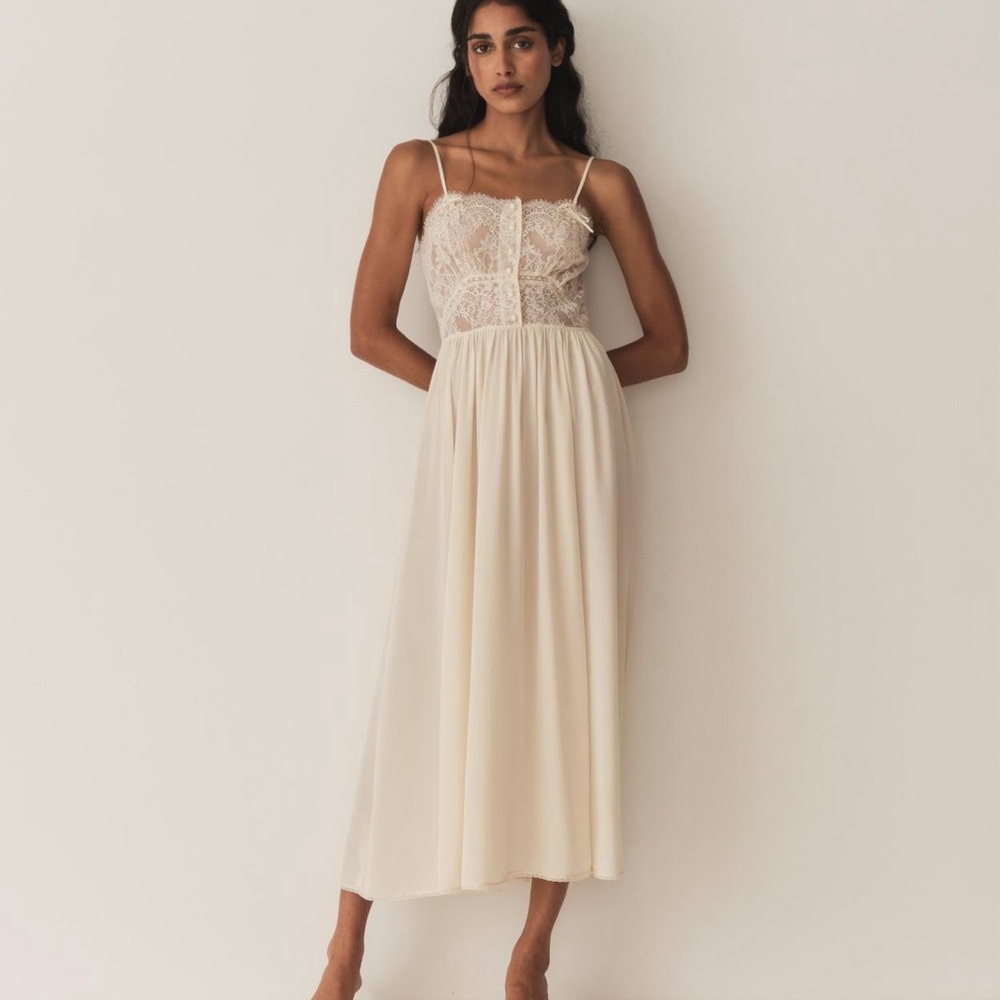 Dôen Mother of Pearl Corinne Dress (Size S)